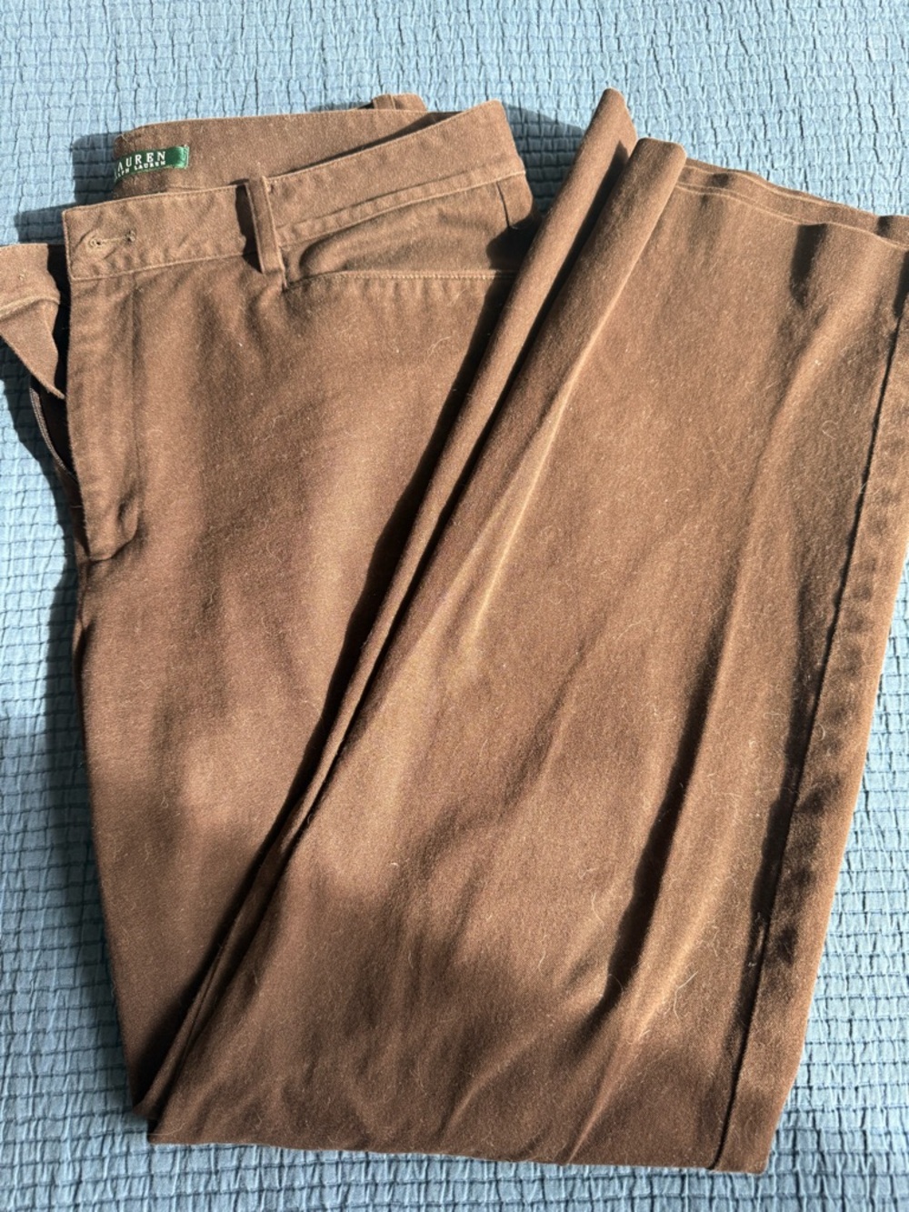 Ralph Lauren Straight-Leg Pants in Brown